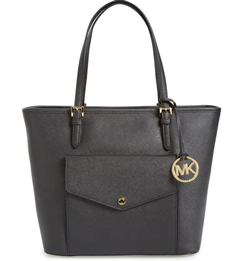 amazon black and grey jet set michael kors tote|michael kors jet set duffle.